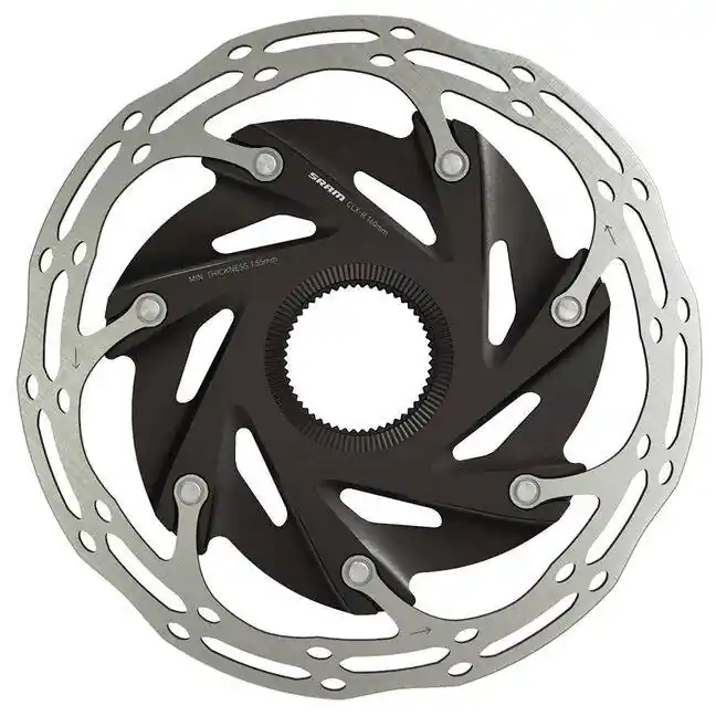 Offerta Disco SRAM RED Centerline X ROAD 2P Centerlock con spider in alluminio black (anello chiusura non incluso)