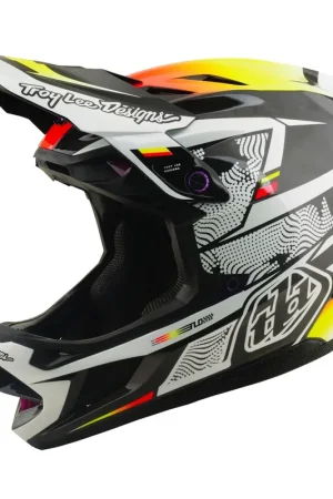 Occasione Casco TROY LEE DESIGNS D4 Carbon Lined up Black