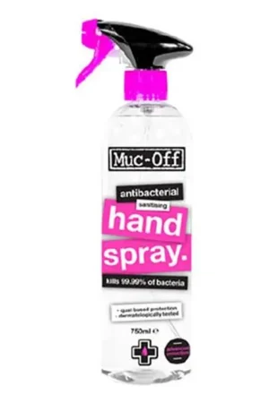 detergenti per le mani muc-off muc-off antibacterial sanitising hand spray 750ml Popolare