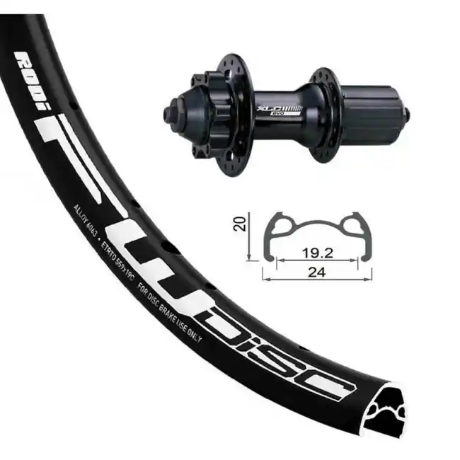 Offerta Del Giorno ruota posteriore xlc rt 24x1.9 6-agujeros negro qr 32a