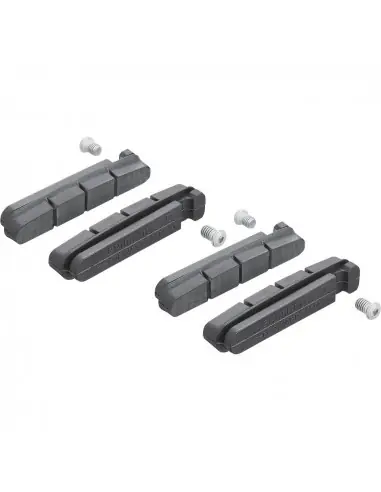 Pattini freno bici da corsa SHIMANO Dura Ace Ultegra 105 R55C4 4 pezzi Subito Disponibile