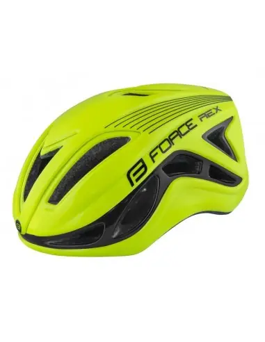 Novità Casco bici da corsa FORCE REX FLUO NERO