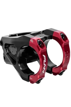 Di Tendenza Attacco Manubrio EQUALIZER 31,8x42mm in Alluminio Angolo 10° Rosso