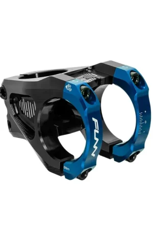 Attacco Manubrio EQUALIZER 31,8x42mm in Alluminio Angolo 10° Blu Quantità Limitata