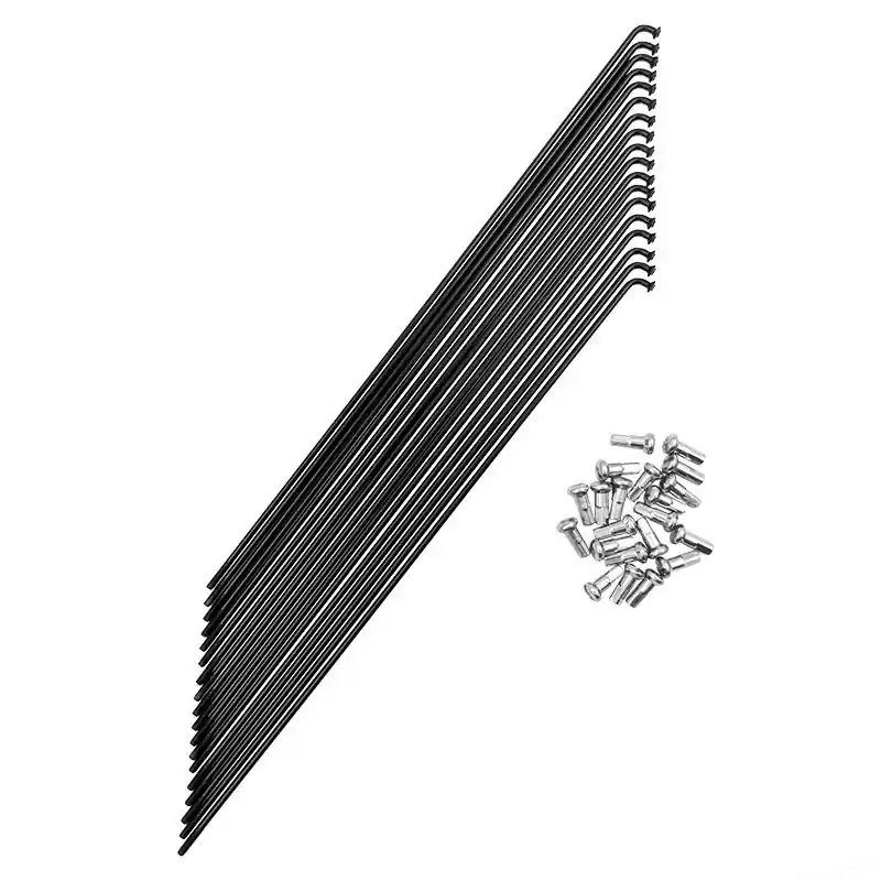 Sconto Raggio in Acciaio 178mm x 2mm Nero (Box 100 Pezzi)