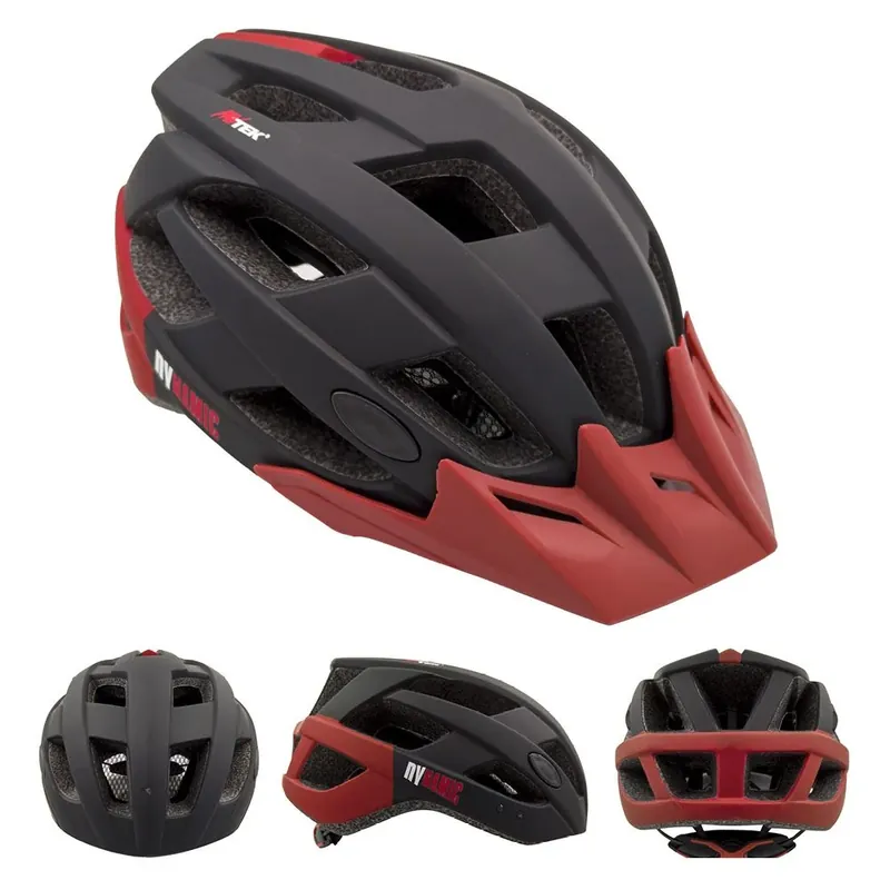 Casco DYNAMIC Nero/Rosso - Taglie M (55/57cm) Size L (57/61cm) Compra Oggi Stesso