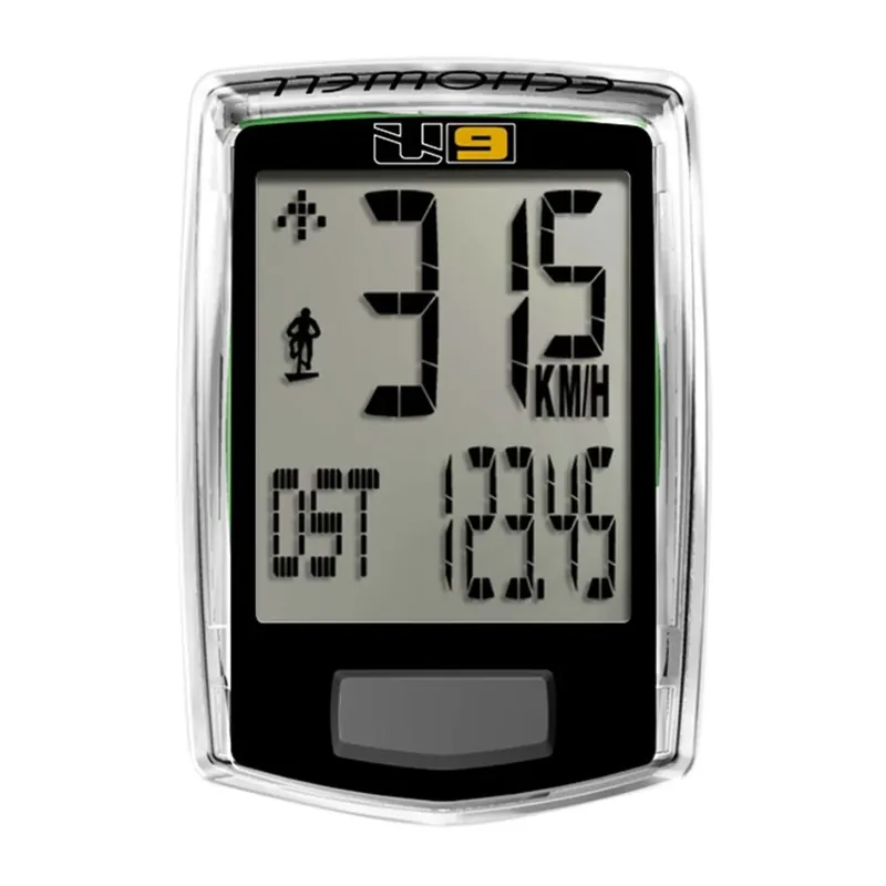 Ciclocomputer U9 9 Funzioni Nero - con Filo Consegna Rapida