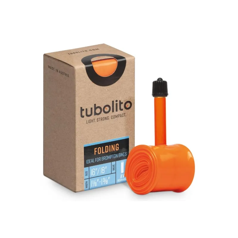 Tubolito Tubo Bicicletta Pieghevole Tubo 16/18 Schrader 40mm Consegna Rapida